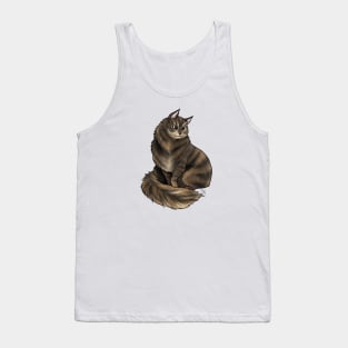 Cat - Siberian - Brown Tabby Tank Top